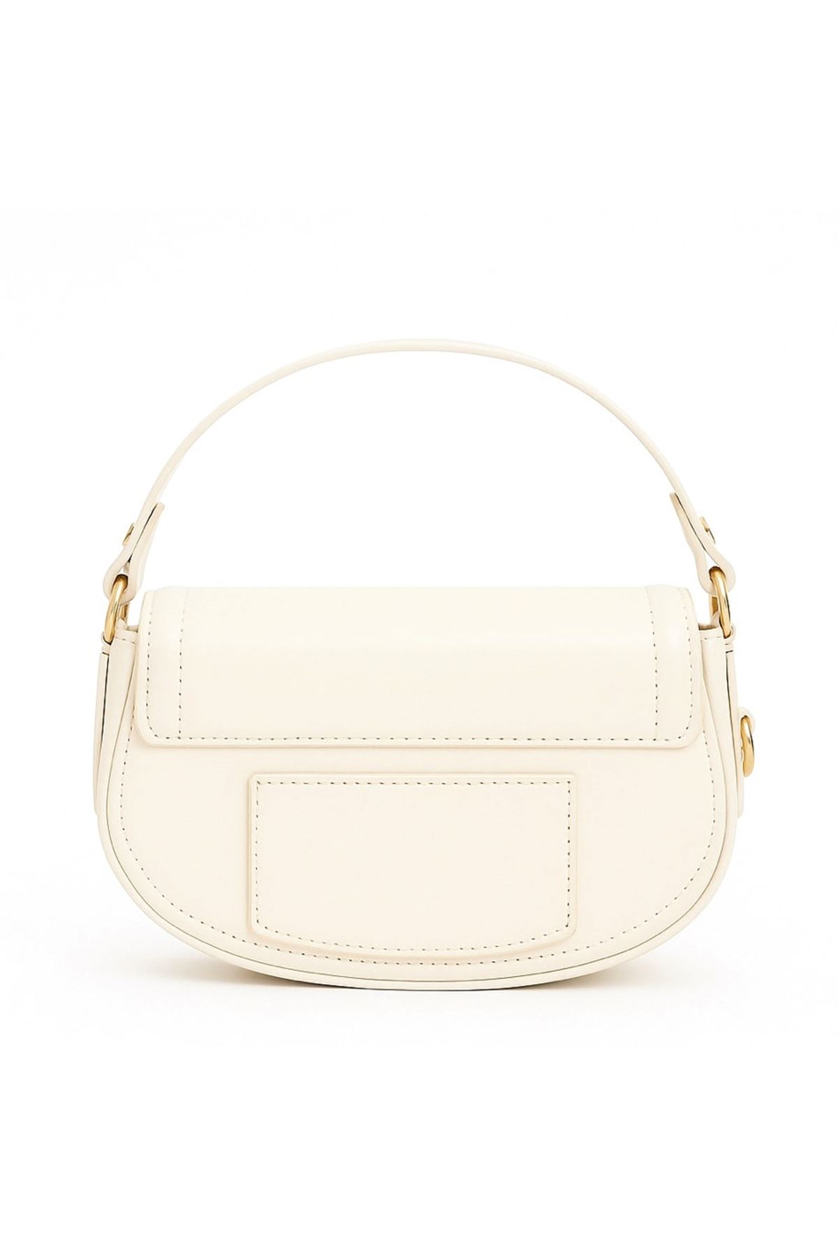 Krem Askılı Omuz Çantası