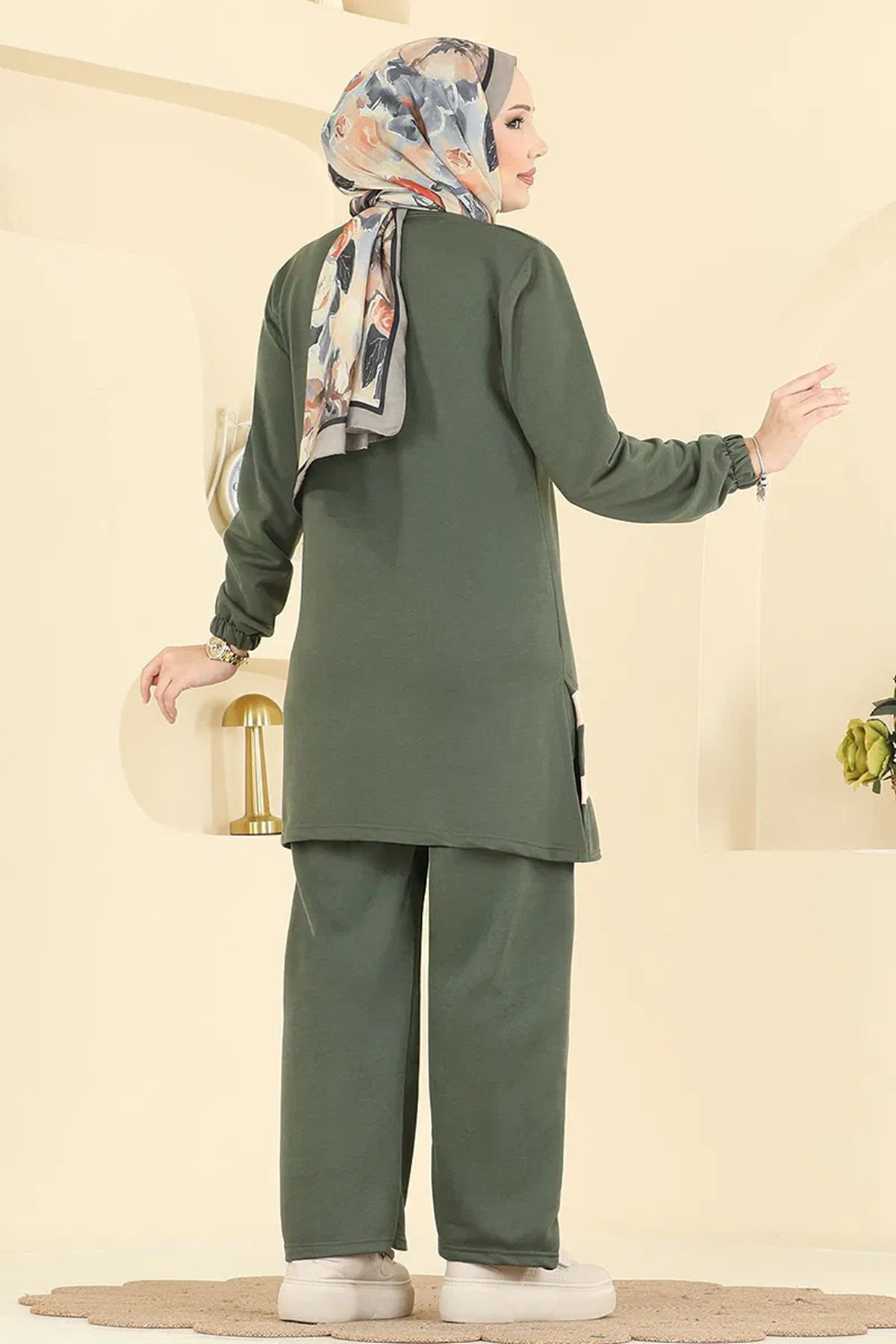 İki İplik Takım - Haki