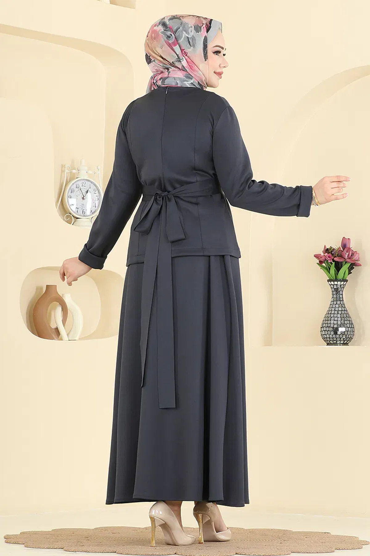 Beli Kuşaklı Scuba Takım - Antrasit