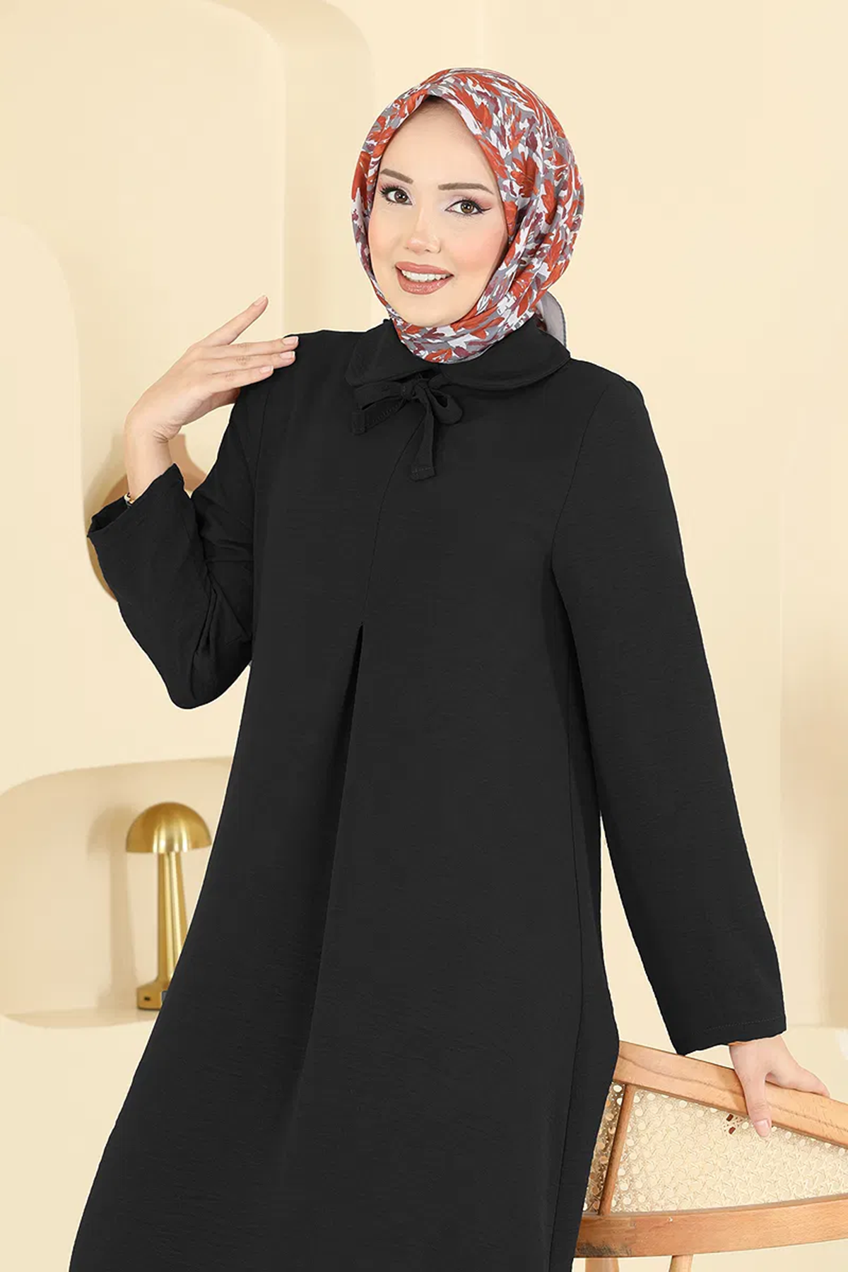 Bebe Yaka Takım Siyah