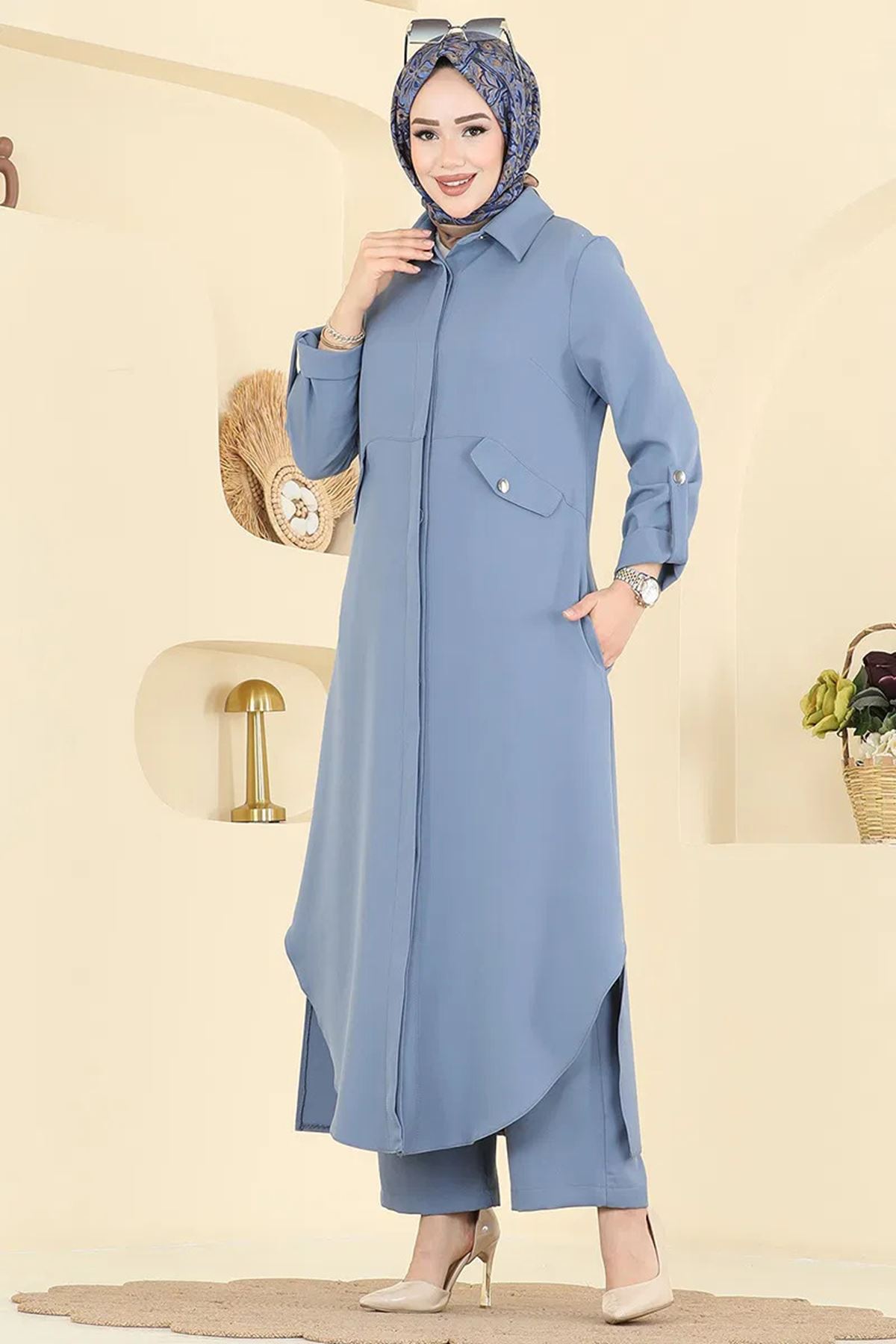 Cepli Dabıl Takım Mavi