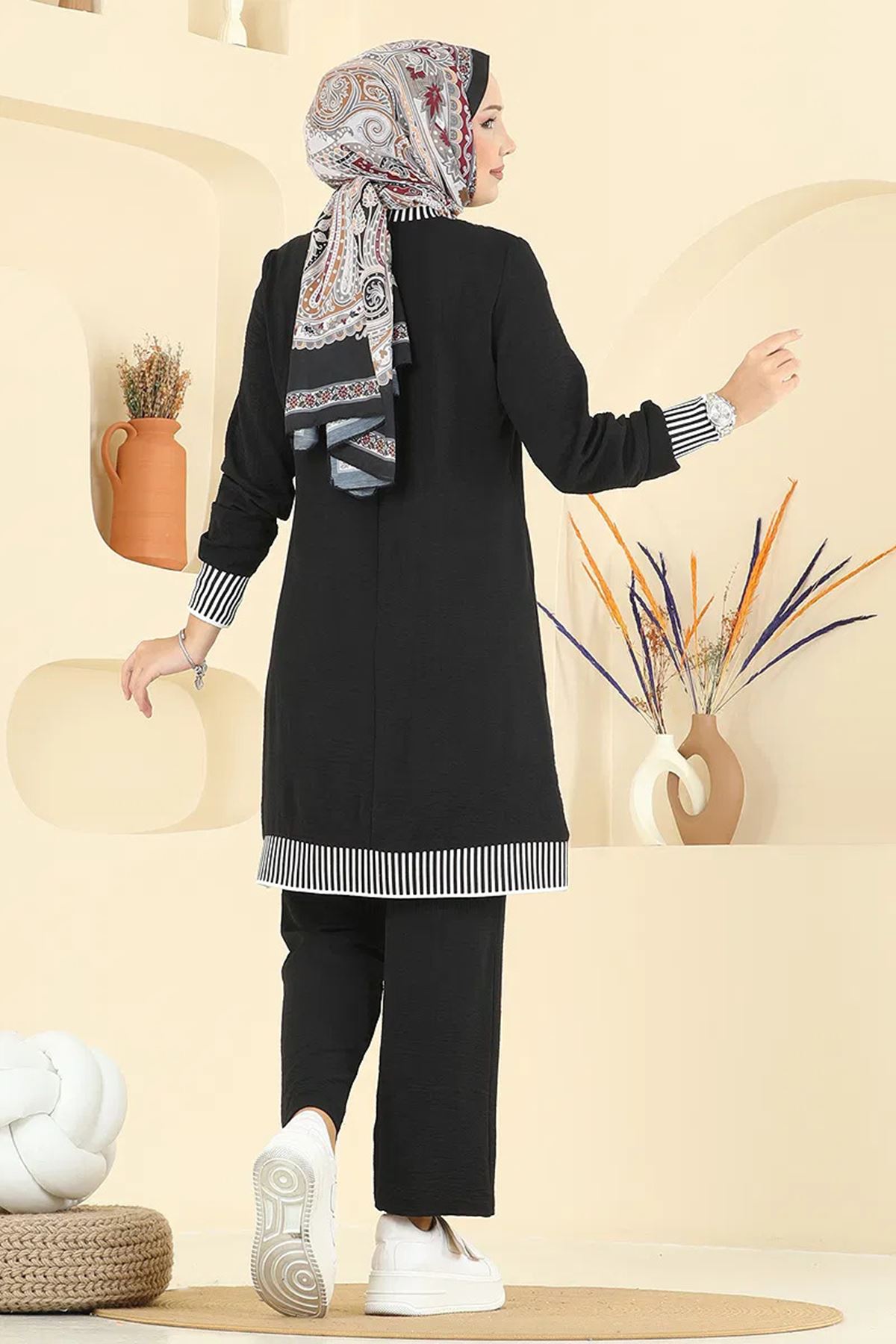 Aerobin Takım Koyu Siyah