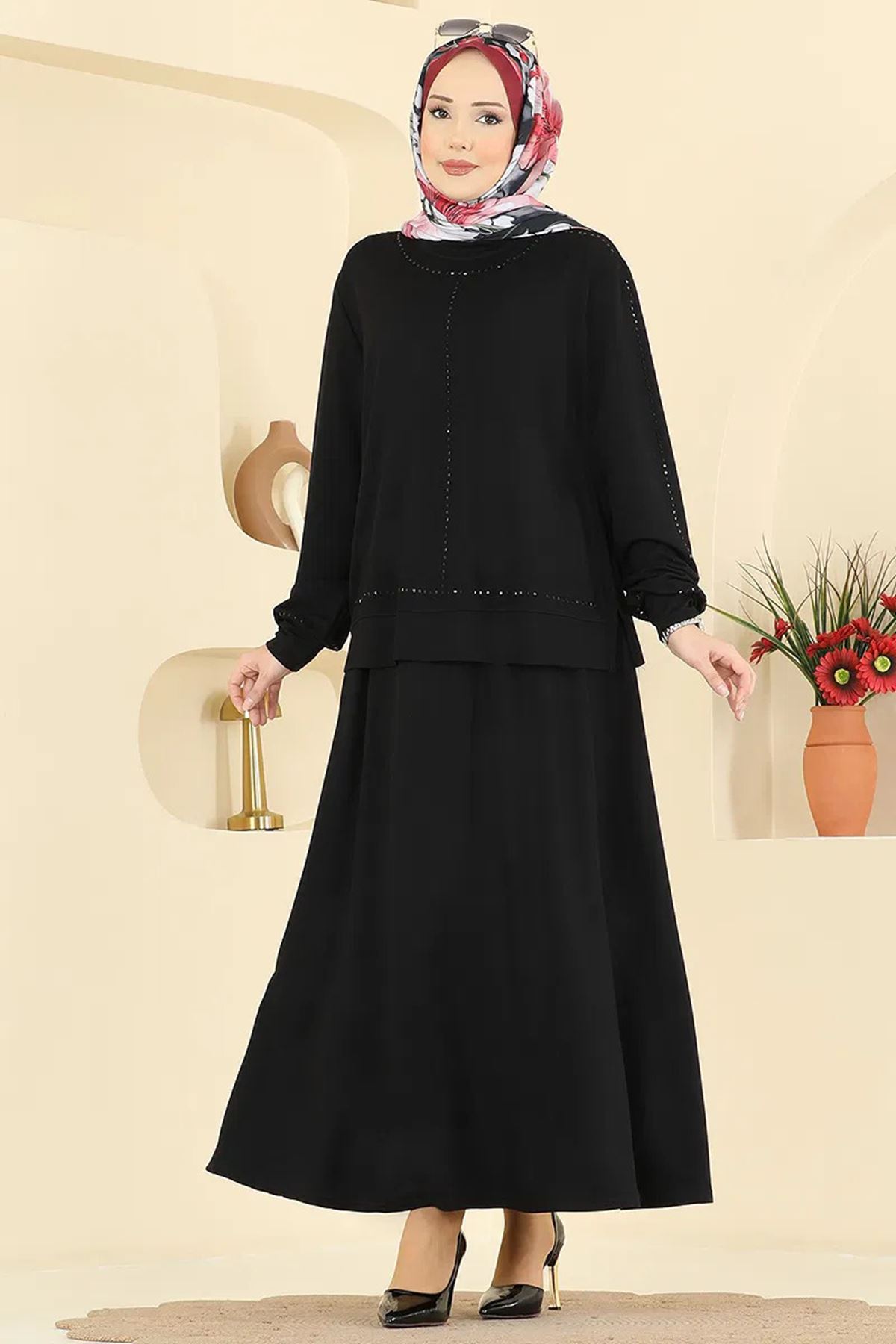 Modal 2 li Takım Siyah