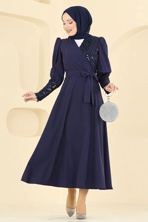 Pul Detaylı Abiye - Laci