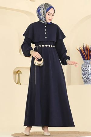 Pelerinli Elbise - Laci