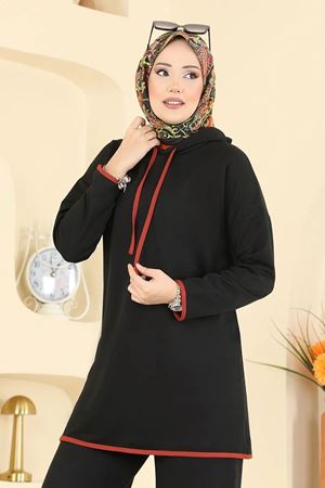 Kapşonlu Takım - Siyah