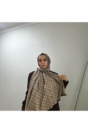 İthal LV Model Çift Taraflı İpek Şal