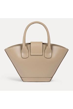 Bej Tasarım El ve Omuz Çantası