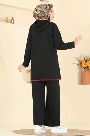 Kapşonlu Takım - Siyah
