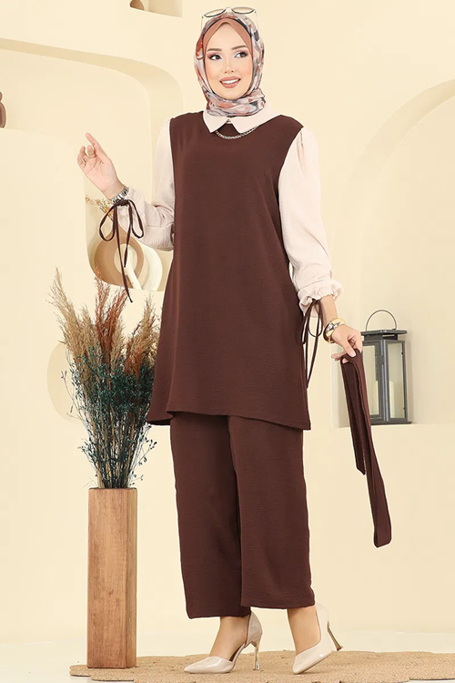 Bağcıklı Aerobin Takım Kahve