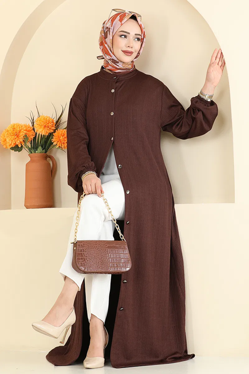  Burgu Elbise Acı Kahve