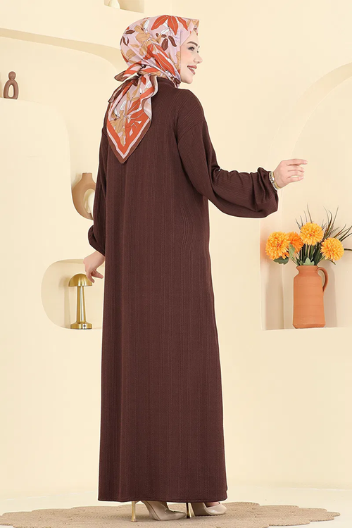  Burgu Elbise Acı Kahve