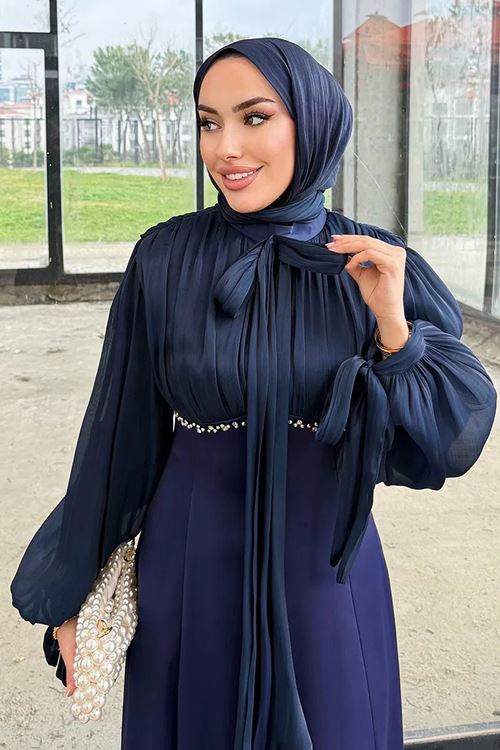 Taş Detaylı Abiye Laci