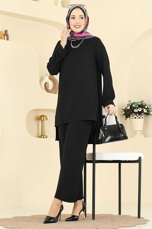 Salaş 2 li Takım Siyah