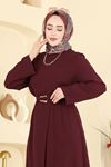 Yırtmaçlı 2 Li Takım Bordo