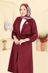 Beli Tünelli Takım Bordo